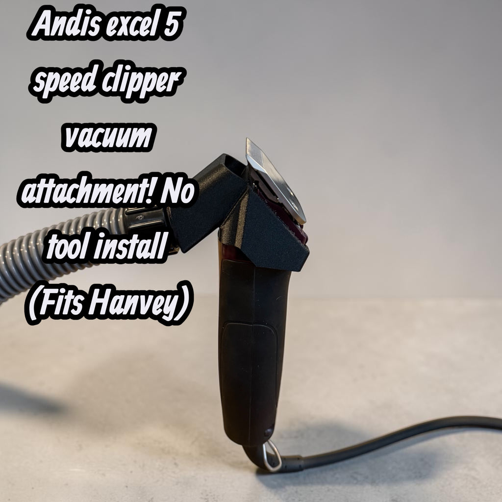 Andis Excel 5 speed Clipper vacuum attachment