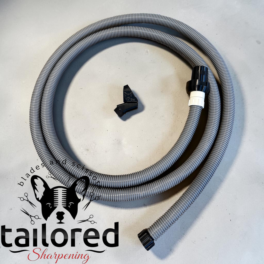 Pet grooming clipper vacuum adapter kit, bring your own vac!
