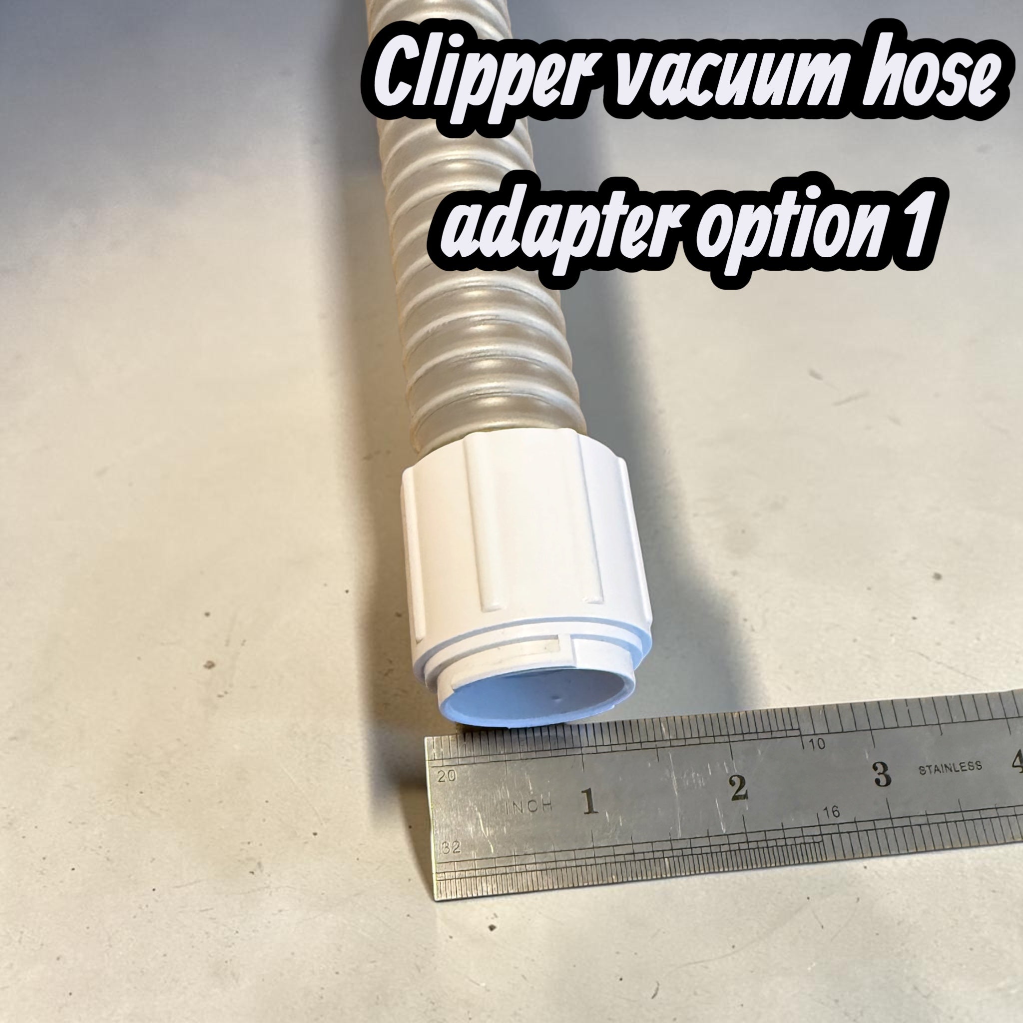 Pet grooming clipper vacuum adapter kit, bring your own vac!